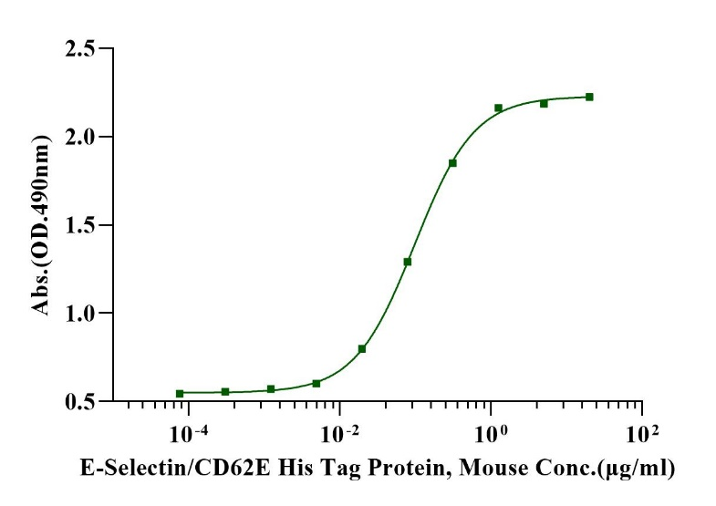 E-Selectin/CD62E His Tag Protein, Mouse