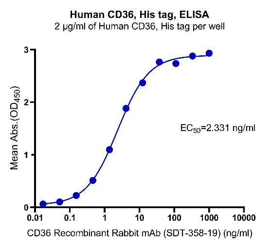Human CD36, His tag